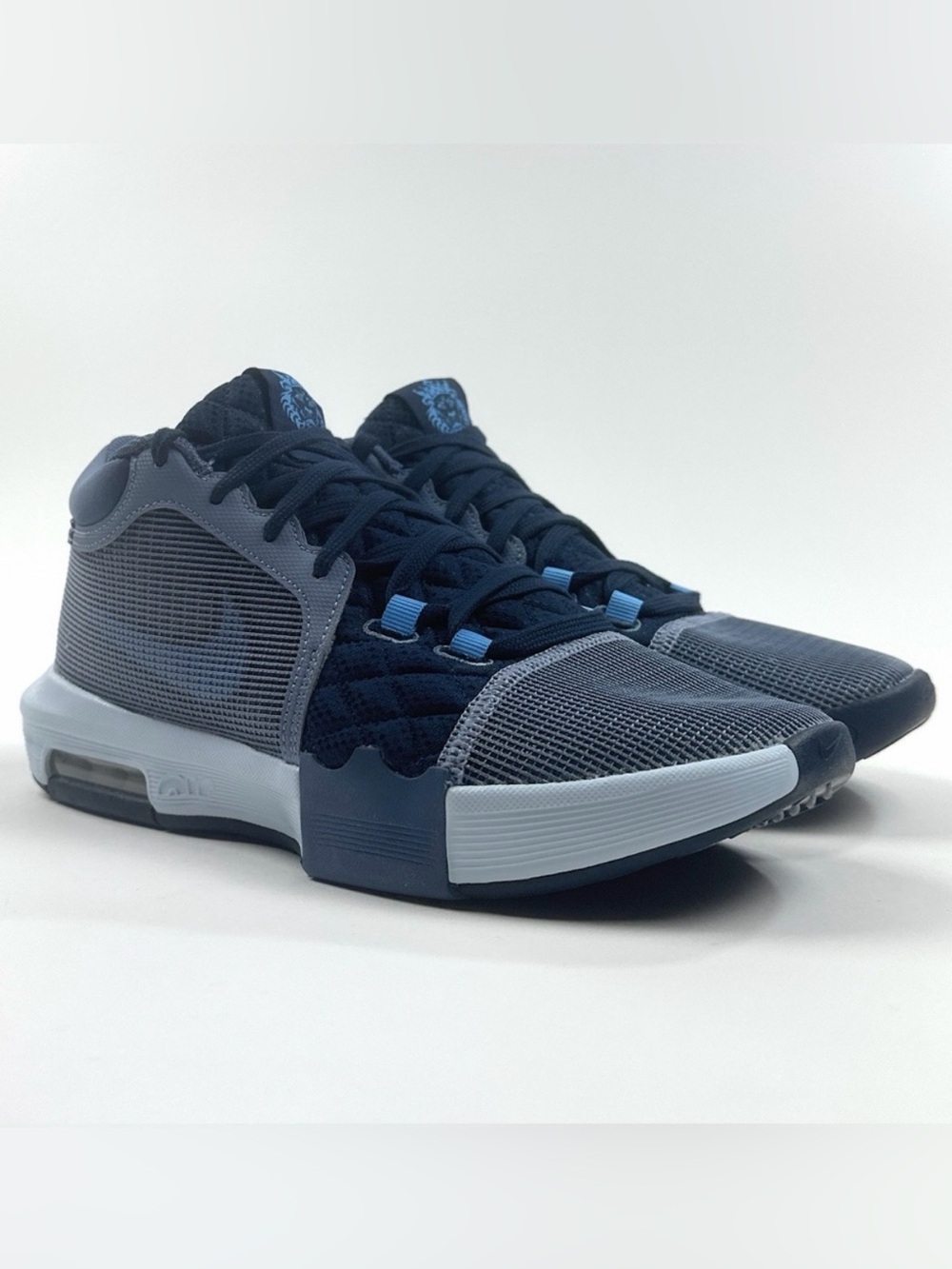 Nike LeBron Witness 8 VIII Ashen Slate Blue White Mens Shoes Sneakers FB2239-400